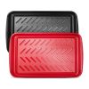 Plastic Serving Trays 17x10.35 Inch Anti-Slip Eating Food Trays 2-Pack