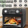 Plum Chef Air Fryer, 13QT Multifunctional Convection Toaster Oven Air Fryer Combo, 360° Hot Air Circulation for Healthy Oil-Free Cooking