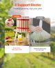 Fruit Wine Press Manual Press for Wine Making 1.6 Gal/6L Wood Basket