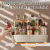 A Multifunctional Rotating Seasoning Rack For The Corner Of The Kitchen Countertop, Which Can Be Used To Store Bottles Of Oil, Salt