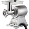 VEVOR Commercial Meat Grinder,550LB/h 1100W Electric Meat Grinder, 220 RPM Heavy Duty Stainless Steel Industrial Meat Mincer w/2 Blades, Grinding Plat