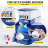 VEVOR 110V Electric Shaved Ice Machine 250W Snow Cone Maker Tabletop w/Adjustable Ice Texture, Ice Shaving Machine 265LBs/hr for Home and Commerical U