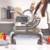 VEVOR Ice Crushers Machine, 661lbs Per Hour Electric Snow Cone Maker with 4 Blades, Stainless Steel Shaved Ice Machine with Cover, 300W Ice Shaver Mac