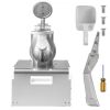 VEVOR Ice Crushers Machine, 661lbs Per Hour Electric Snow Cone Maker with 4 Blades, Stainless Steel Shaved Ice Machine with Cover, 300W Ice Shaver Mac