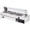 VEVOR 3-Pan Commercial Food Warmer, 3 x 12QT Electric Steam Table with Tempered Glass Cover, 1500W Countertop Stainless Steel Buffet Bain Marie 86-185