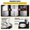 VEVOR Ice Ball Press Kit, Anodized 7075 Aluminum, w/ Silicone Moulds, Large Mat, Stainless Steel Tong & Two Glasses, Double Size Crystal Clear Rounds