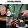 VEVOR Ice Ball Press, 2.4" Ice Ball Maker, Aircraft Al Alloy Ice Ball Press Kit for 60mm Ice Sphere, Ice Press with Tong and Drip Tray, for Whiskey, C