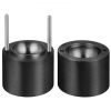VEVOR Ice Ball Press, 2.4" Ice Ball Maker, Aircraft Al Alloy Ice Ball Press Kit for 60mm Ice Sphere, Ice Press with Tong and Drip Tray, for Whiskey, C