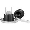 VEVOR Ice Ball Press, 2.4" Ice Ball Maker, Aircraft Al Alloy Ice Ball Press Kit for 60mm Ice Sphere, Ice Press with Tong and Drip Tray, for Whiskey, C