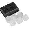 VEVOR Ice Cube Trays (Set of 2), 2-in-1 Combo with Silicone Sphere Ice Ball Maker & Large Square Ice Cube Maker with Lid, Reusable Easy Release BPA Fr