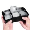 VEVOR Ice Cube Trays (Set of 2), 2-in-1 Combo with Silicone Sphere Ice Ball Maker & Large Square Ice Cube Maker with Lid, Reusable Easy Release BPA Fr