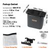 VEVOR Ice Ball Maker, Crystal Clear Ice Ball Maker 2.36inch Ice Sphere Maker with Storage Bag and Ice Clamp, Round Clear Ice Cube 2-Cavity Ice Press M