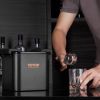 VEVOR Ice Ball Maker, Crystal Clear Ice Ball Maker 2.36inch Ice Sphere with Storage Bag and Ice Clamp, Round Clear Ice Cube 4-Cavity Ice Press Maker W