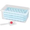 VEVOR Ice Cube Tray, Round Ice Ball Maker for Freezer, 2x33pcs & 1x104pcs Ice Balls, Sphere Ice Cube Making 170pcs Small Ice Chilling Cocktail Whiskey