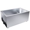 VEVOR Commercial Food Warmer 24QT Bain Marie 1200W Electric Buffet Warmer Soup Warmer Stove Steam Countertop Stainless Steel Container Temperature Con