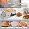 VEVOR 2-Pan Commercial Food Warmer, 2 x 12QT Electric Steam Table, 1500W Professional Countertop Stainless Steel Buffet Bain Marie with 86-185°F Temp