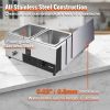 VEVOR 2-Pan Commercial Food Warmer, 2 x 12QT Electric Steam Table, 1500W Professional Countertop Stainless Steel Buffet Bain Marie with 86-185°F Temp