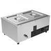 VEVOR 2-Pan Commercial Food Warmer, 2 x 12QT Electric Steam Table, 1500W Professional Countertop Stainless Steel Buffet Bain Marie with 86-185°F Temp