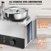 VEVOR Electric Soup Warmer, Three 7.4QT Stainless Steel Round Pot 86~185°F Adjustable Temp, 1200W Commercial Bain Marie with Anti-dry Burn and Reset B