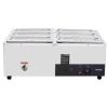 VEVOR 6-Pan Commercial Food Warmer, 6 x 8QT Electric Steam Table, 1500W Professional Countertop Stainless Steel Buffet Bain Marie with 86-185°F Temp C