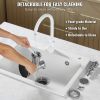 VEVOR Manual Meat Grinder, 304 Stainless Steel Hand Meat Grinder with Suction Cup + Steel Table Clamp, Meat Mincer Sausage Maker & 2 Cutting Plates, S
