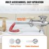 VEVOR Manual Meat Grinder, 304 Stainless Steel Hand Meat Grinder with Steel Table Clamp, Meat Mincer Sausage Maker & 2 Cutting Plates, Cookie Attachme