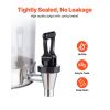 Drink Dispenser 2.1 Gal x 2 Beverage Dispenser for Party with Spigot Tray