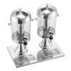 Drink Dispenser 2.1 Gal x 2 Beverage Dispenser for Party with Spigot Tray