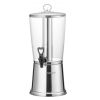 Drink Dispenser 2.1 Gal Beverage Dispenser for Parties with Spigot Ice Chamber