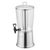 Drink Dispenser 2.1 Gal Beverage Dispenser for Parties with Spigot Ice Chamber