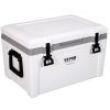 VEVOR Insulated Portable Cooler, 52 qt, Holds 50 Cans, Ice Retention Hard Cooler with Heavy Duty Handle, Ice Chest Lunch Box for Camping, Beach, Picni