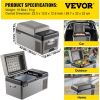 VEVOR Portable Refrigerator 21 Quart(20 Liter),12 Volt Refrigerator App Control(-4℉~68℉), Car Refrigerator Electric Compressor Cooler with 12/24v DC &