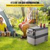 VEVOR 12 Volt Refrigerator 45L(48qt) Fast Cooling Portable Freezer with App Control(-4℉~68℉) Car Fridge with 12/24v DC & 110-240v AC for Travel, Campi