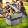 VEVOR 12 Volt Refrigerator 45L(48qt) Fast Cooling Portable Freezer with App Control(-4℉~68℉) Car Fridge with 12/24v DC & 110-240v AC for Travel, Campi
