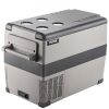 VEVOR 12 Volt Refrigerator 45L(48qt) Fast Cooling Portable Freezer with App Control(-4℉~68℉) Car Fridge with 12/24v DC & 110-240v AC for Travel, Campi