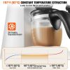 VEVOR Espresso Machine, 3.5 Bar Espresso Maker with Milk Frother Steam Wand, 4-Cup Professional Coffee/Espresso Machine with Temp Gauge & Removable Wa