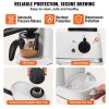 VEVOR Espresso Machine, 3.5 Bar Espresso Maker with Milk Frother Steam Wand, 4-Cup Professional Coffee/Espresso Machine with Temp Gauge & Removable Wa