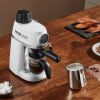 VEVOR Espresso Machine, 3.5 Bar Espresso Maker with Milk Frother Steam Wand, 4-Cup Professional Coffee/Espresso Machine with Temp Gauge & Removable Wa