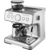 VEVOR Espresso Machine with Grinder, 15 Bar Semi-Automatic Espresso Coffee Maker with Milk Frother Steam Wand, Removable Water Tank & Pressure Gauge f