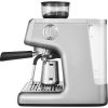 VEVOR Espresso Machine with Grinder, 15 Bar Semi-Automatic Espresso Coffee Maker with Milk Frother Steam Wand, Removable Water Tank & Pressure Gauge f