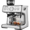 VEVOR Espresso Machine with Grinder, 15 Bar Semi-Automatic Espresso Coffee Maker with Milk Frother Steam Wand, Removable Water Tank & Pressure Gauge f
