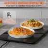 VEVOR Electric Warming Tray, 16.5" x 11" Portable Tempered Glass Heating Tray, Perfect for Dinner, Catering, House, Parties, Events, Entertaining and