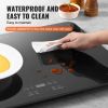 VEVOR Electric Warming Tray Buffet Food Warming w/ Temp Control Tempered Glass