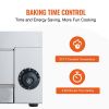 VEVOR Electric Countertop Pizza Oven 12-inch, 1500W Commercial Pizza Oven with 0-60 Minutes Timer, Stainless Steel Pizza Maker with Removable Crumb Tr