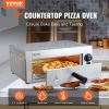 VEVOR Electric Countertop Pizza Oven 12-inch, 1500W Commercial Pizza Oven with Adjustable Temp, 0-60 Minutes Timer, 360° Uniform Baking Pizza Maker &