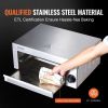 VEVOR Electric Countertop Pizza Oven 12-inch, 1500W Commercial Pizza Oven with Adjustable Temp, 0-60 Minutes Timer, 360° Uniform Baking Pizza Maker &