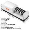 VEVOR Electric Knife Sharpener, 3 Stages Kitchen Knife Sharpener for Quick Sharpening & Polishing, Professional Knife Sharpener with Diamond Abrasives