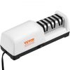 VEVOR Electric Knife Sharpener, 3 Stages Kitchen Knife Sharpener for Quick Sharpening & Polishing, Professional Knife Sharpener with Diamond Abrasives