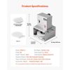 6 in Electric Pizza Dough Press Machine Pizza Pastry Sheeter Stainless Steel