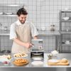 6 in Electric Pizza Dough Press Machine Pizza Pastry Sheeter Stainless Steel